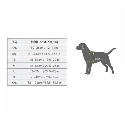 TRUELOVE High-Performance Foul Weather Jacket Dog Harness Vest Combination
